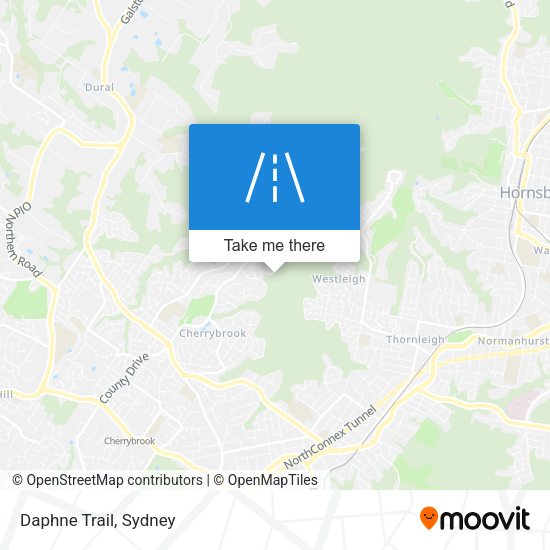 Daphne Trail map