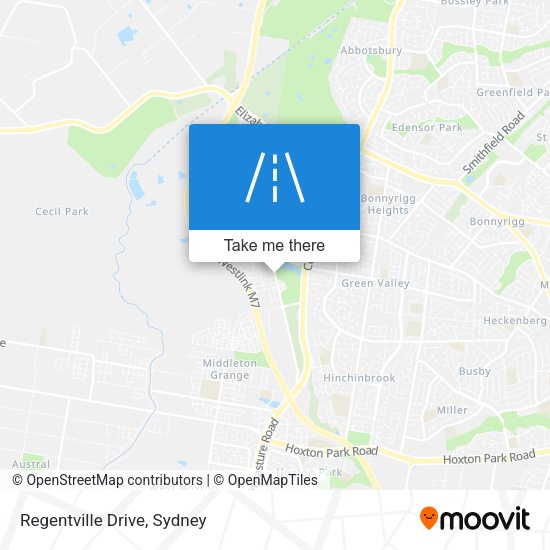 Regentville Drive map