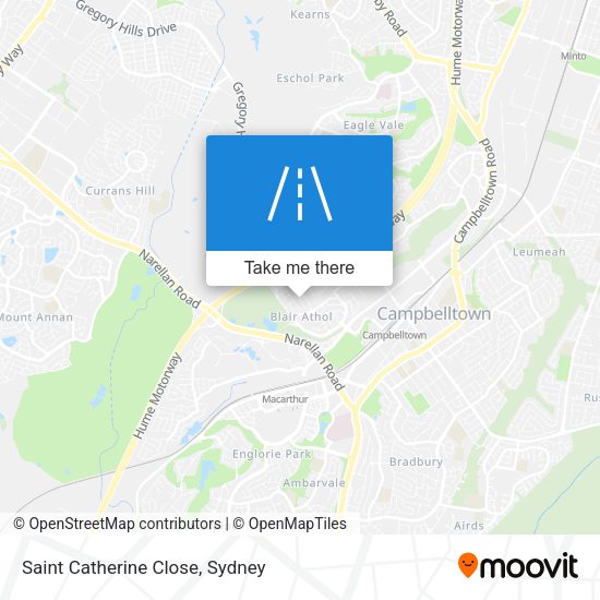 Saint Catherine Close map