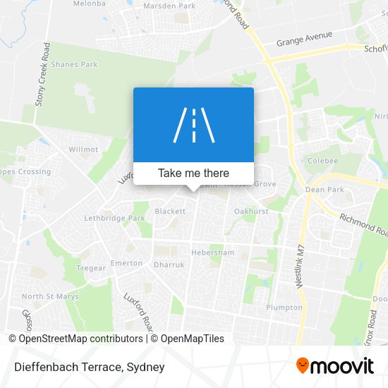Dieffenbach Terrace map