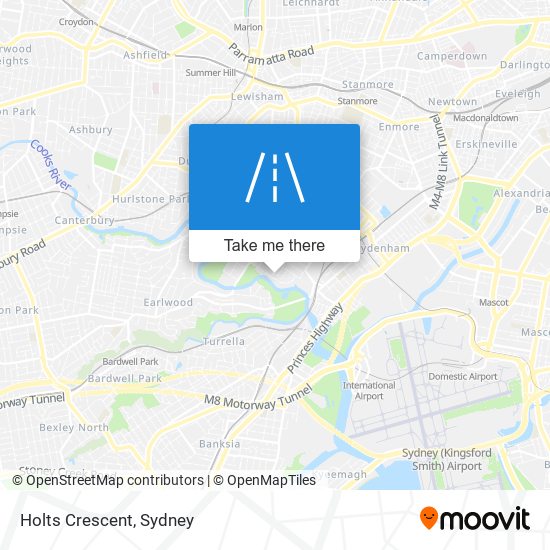 Holts Crescent map