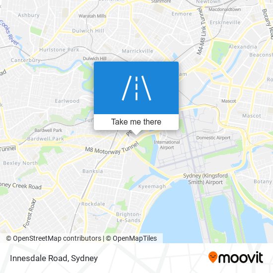 Innesdale Road map