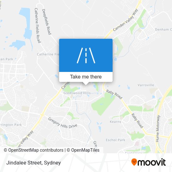 Jindalee Street map