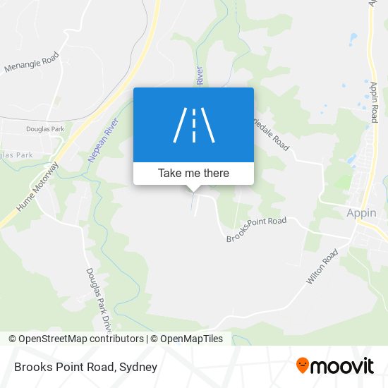 Brooks Point Road map