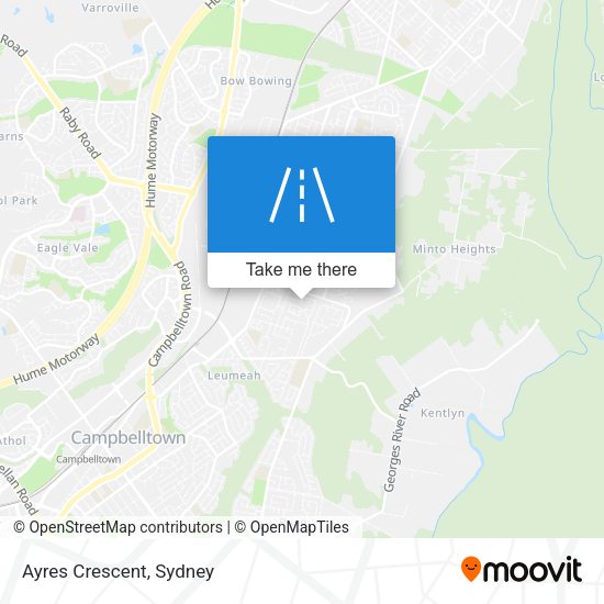 Ayres Crescent map