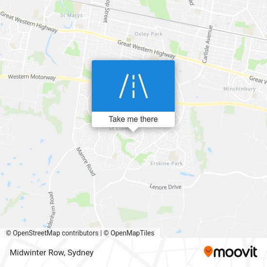 Midwinter Row map
