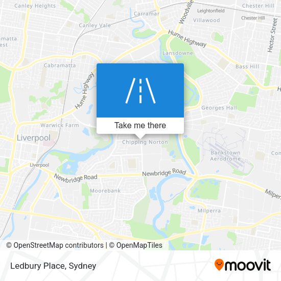 Ledbury Place map