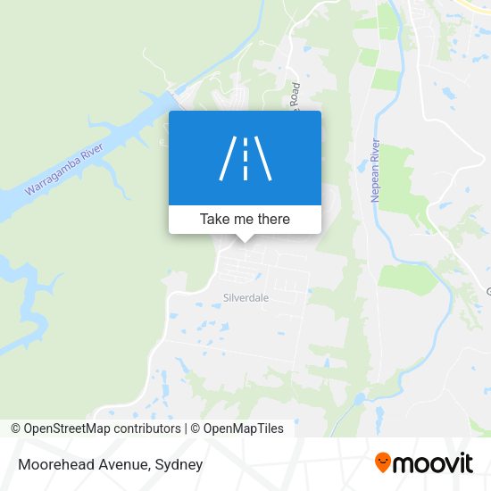 Moorehead Avenue map