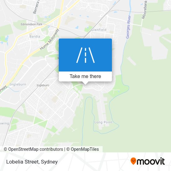 Lobelia Street map