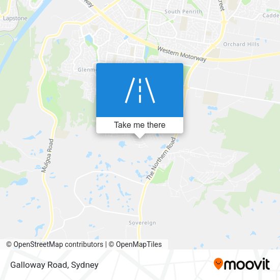 Galloway Road map