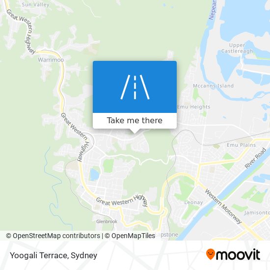 Yoogali Terrace map