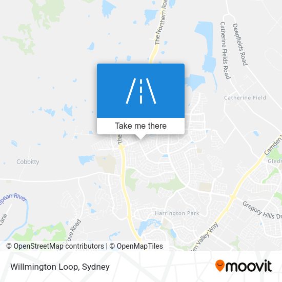 Willmington Loop map