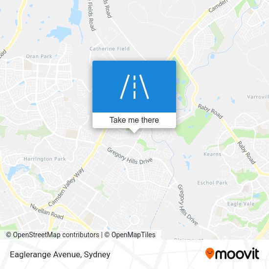 Eaglerange Avenue map