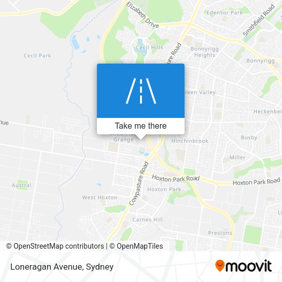 Loneragan Avenue map