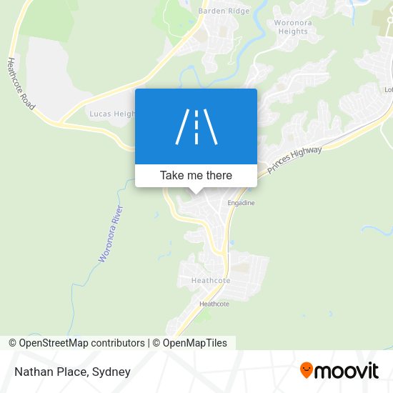 Nathan Place map