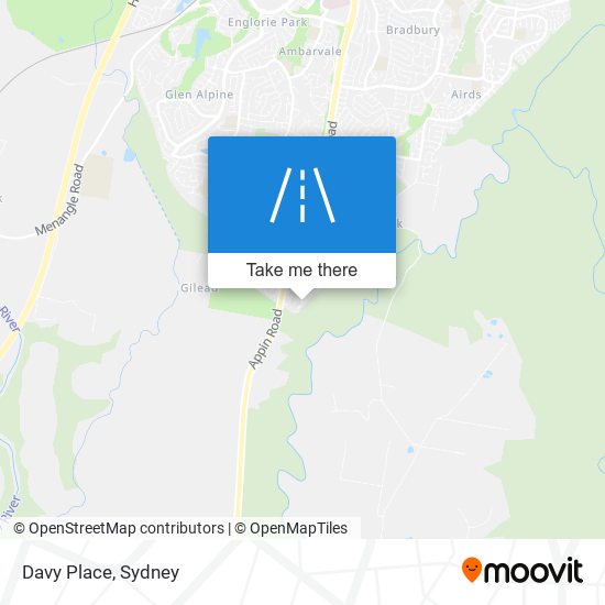 Davy Place map