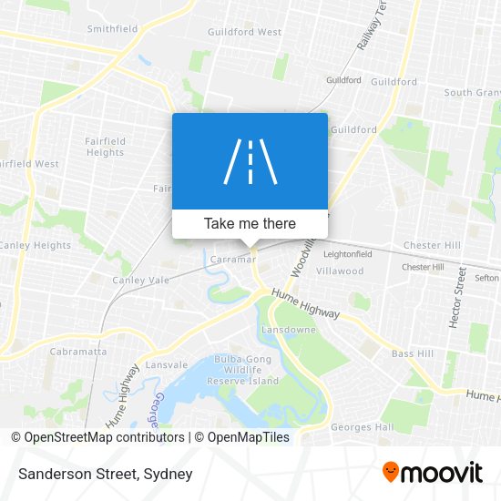 Sanderson Street map