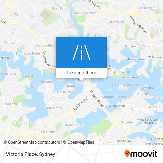 Victoria Place map