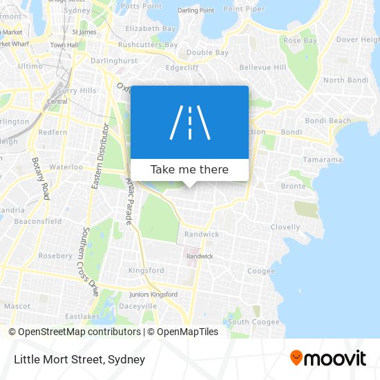 Mapa Little Mort Street