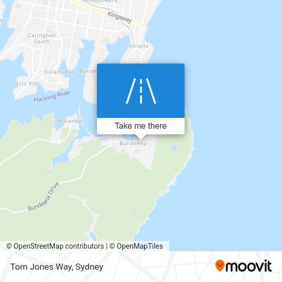 Tom Jones Way map