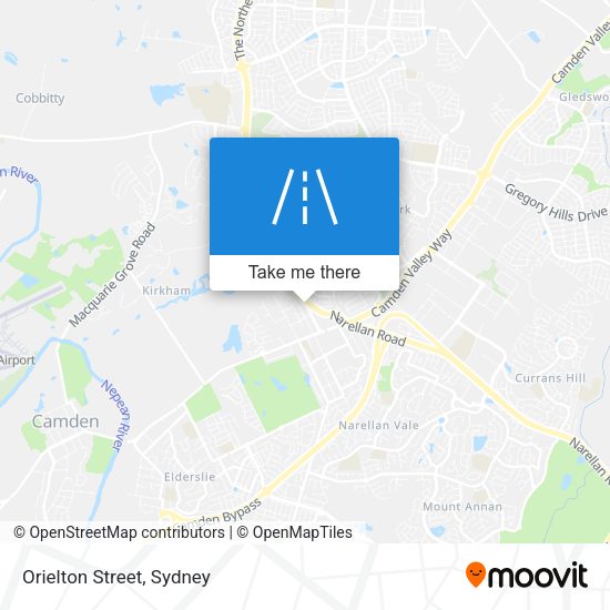 Orielton Street map