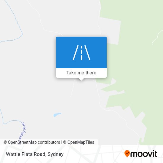 Wattle Flats Road map