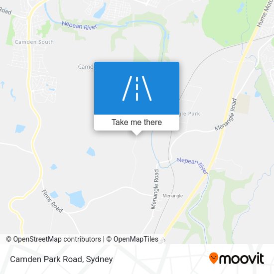 Camden Park Road map