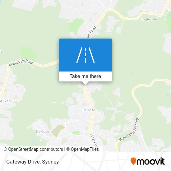 Gateway Drive map