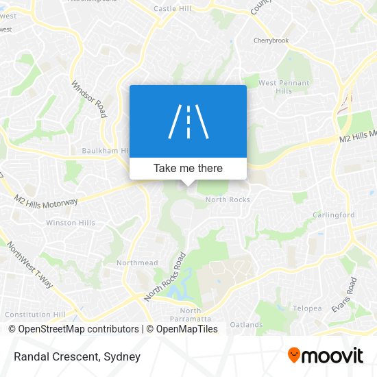 Randal Crescent map