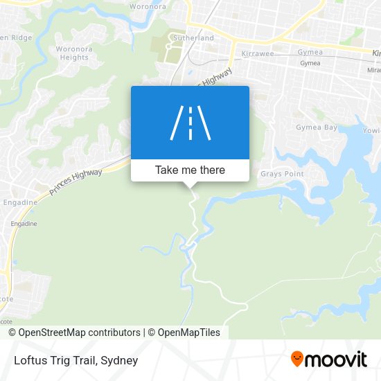 Loftus Trig Trail map