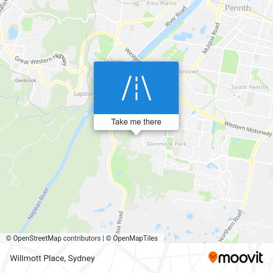 Willmott Place map