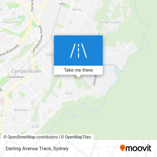 Darling Avenue Track map