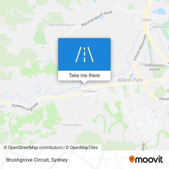 Brushgrove Circuit map