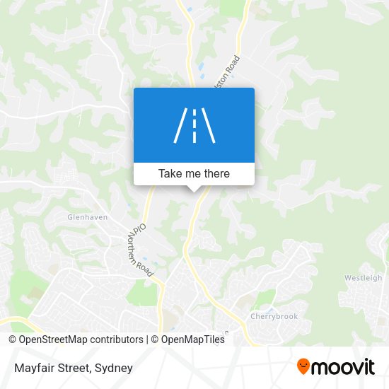 Mayfair Street map