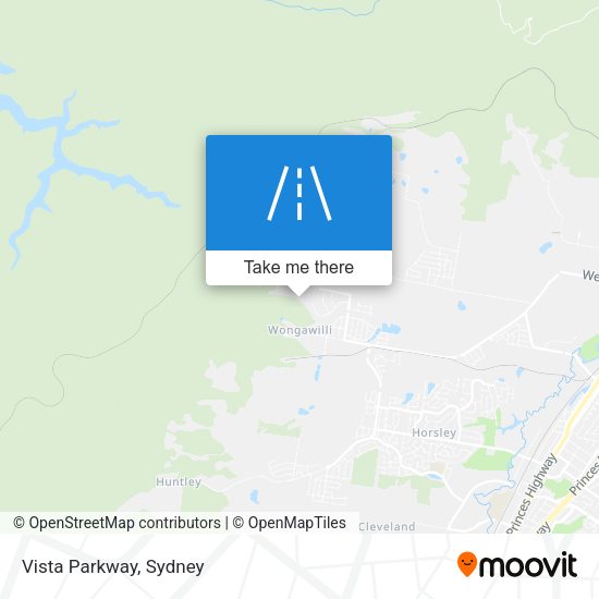 Vista Parkway map