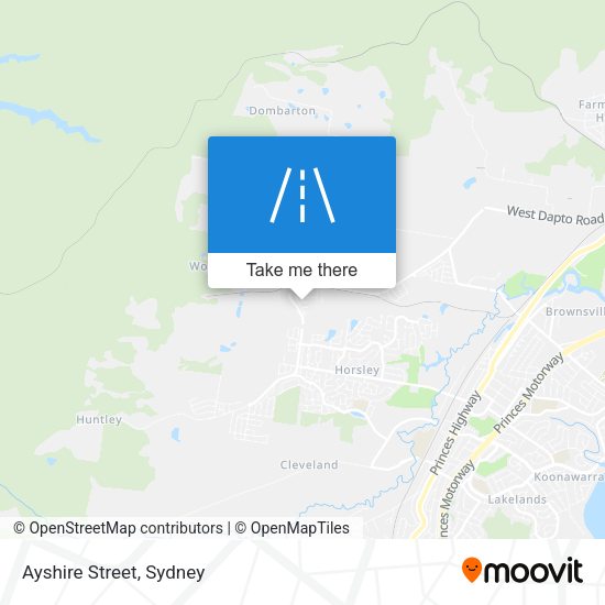 Ayshire Street map