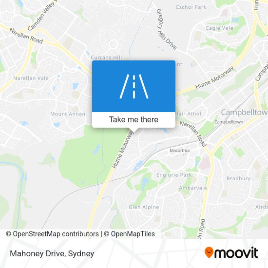 Mahoney Drive map