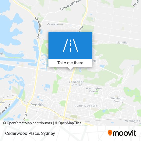 Cedarwood Place map