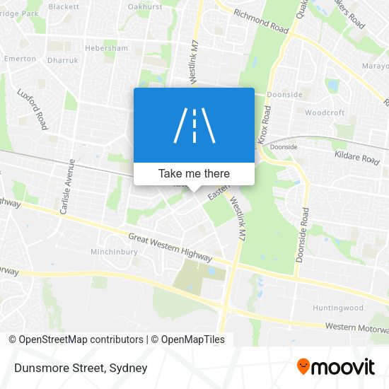 Dunsmore Street map