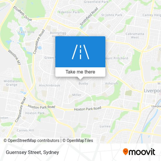 Guernsey Street map