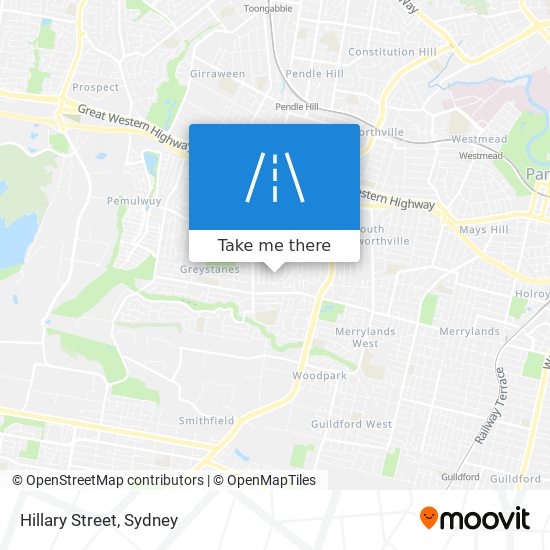 Hillary Street map