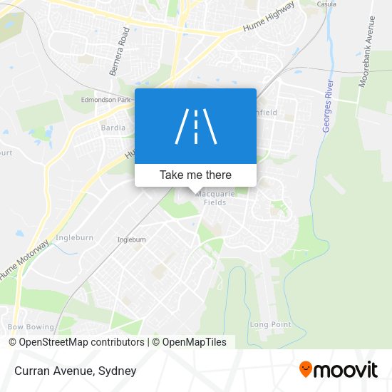 Curran Avenue map