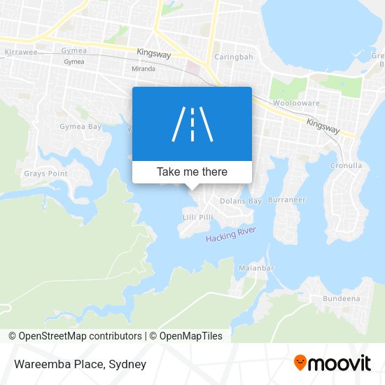 Wareemba Place map