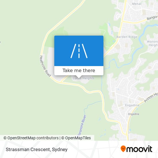 Strassman Crescent map