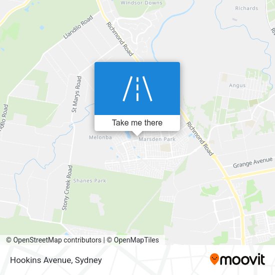 Hookins Avenue map