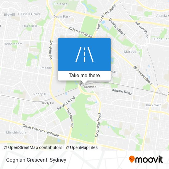 Coghlan Crescent map