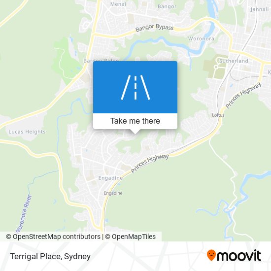 Terrigal Place map