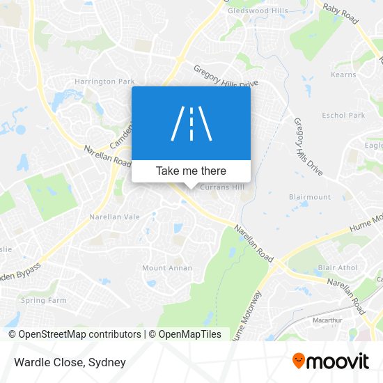 Wardle Close map