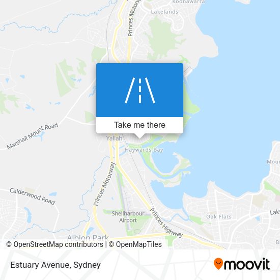 Estuary Avenue map