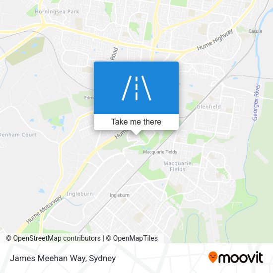 James Meehan Way map